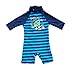 Bonverano(TM) Kids UPF 50+ Sun Protection S/S One Piece Zip Sun Suit