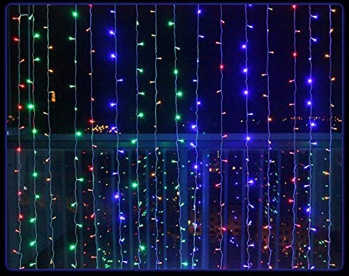 Buy Lpk Store Led Pvc Waterfall Curtain Lights 3x3m Color