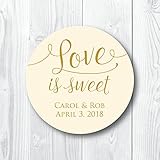 Love is Sweet Wedding Stickers