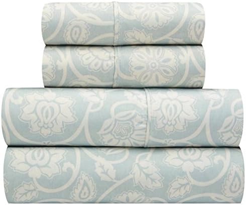 Traditions by Waverly Siam Scroll - Shitake Luxury Microfiber 4-Pc. Bed Sheet Set, Full