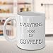Everything Stops For COVFEFE! - Funny Gift for any occasion - Ceramic Coffee Cup Tea Mug 11oz by ProtoPixie