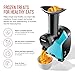 Chefman Frozurt, Frozen Dessert Maker, Healthy, Dairy Free, Vegan Ice Cream, Soft Serve Frozen Yogurt, Fruit Sorbet Sherbet Machine, Simple One Push Operation, Blue