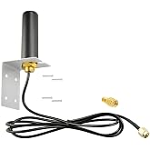 Boobrie Dual Band WiFi Antenna 2.4Ghz 5Ghz/5.8Ghz Indoor Outdoor Omnidirectional WiFi Antenna 5 dBi Gain SMA Male &amp; RP-SMA Male Connector for WiFi Router Hotspot PCI Card IoT Gateways Security Camera