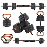 HOFURME Adjustable Dumbbell Set, 77 LBS Free