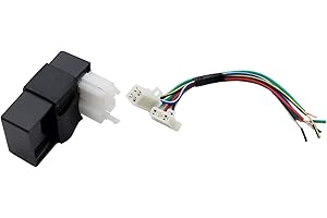 YD-PS001 6 Pin AC CDI Box CDI Cable Wire Harness Adapter Connector for GY6 4 Stroke 50cc 110cc 125cc 150cc 200cc 250cc 300cc Scooter Moped Quad ATV Go Kart Bike Taotao Jonway JCL (AC-CG-S)