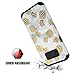 CASY MALL Dual Layer Heavy Duty Hybrid PC+TPU Protect Case for Samsung Galaxy S8 2017 Release Pineapple Black