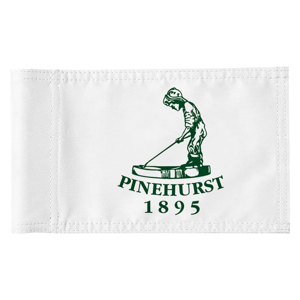 Photo 1 of 2BUT Pinehurst Golf Club Golf Pin PGA Flag Practic Putting Green Golf Flag For Backyard Garden Double-Sewn 600D Nylon Miniature Pin Flag Regulation Tube Flag(A 20"X13")
