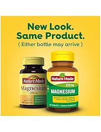 Nature Made Magnesio (Oxido) 250 mg comprimidos 100 Ct, 1269, 1