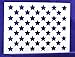 50 Star Field Stencil - US/American Flag - 14.8 Inch W x11.1 Inch H