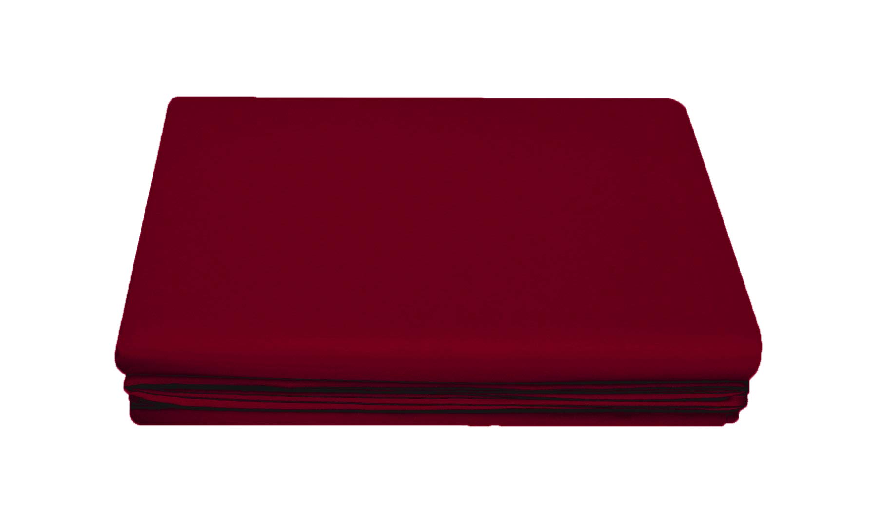 Comfy Nights PolyCotton Plain Dyed Flat Sheet Or Pillow Pair, King - Red — image 1