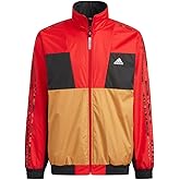 Adidas Men's Chinese New Year Reversible Woven Jacket, Scarlet