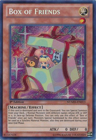 Yu-Gi-Oh! - Box of Friends (NUMH-EN013) - Number Hunters - 1st Edition - Secret Rare