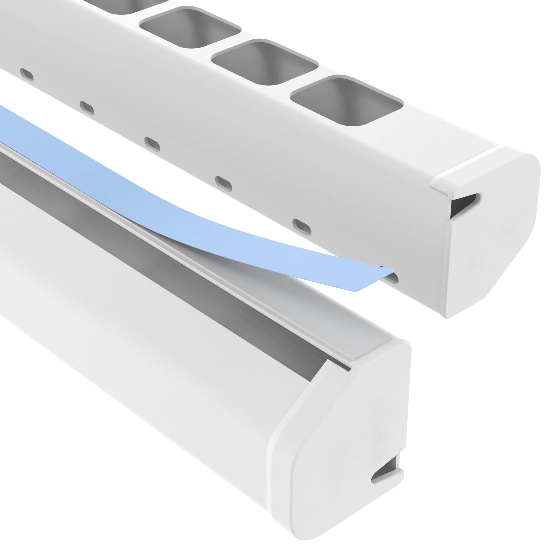 Cablecoach CC10015 Untertisch-Kabelführung Undersink Cable Guide, White