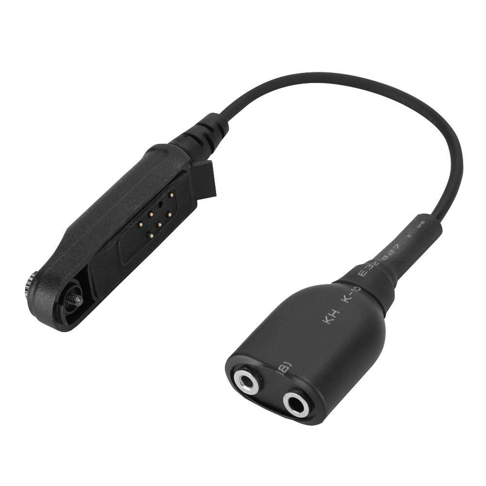 VBESTLIFE Audio Cable Adapter, Audio Cable Adapter V-9R Plus Walkie Talkie for K Interface Earphone Port 2 Pin for UV-5R/8885/UV82/UV5RA/UV5RE/UV8D