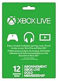 Microsoft Xbox Live Subscription Card For Xbox 360 Xbox One 12 Month Mois
