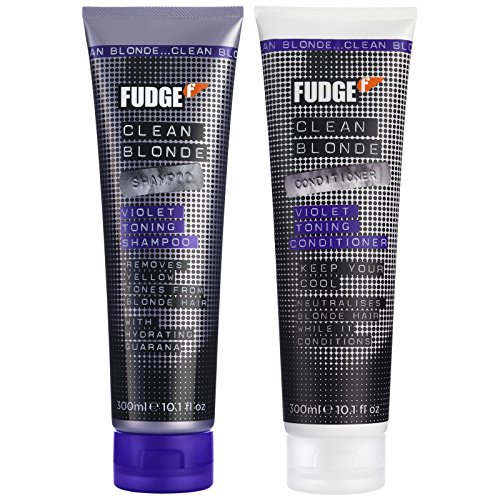Fudge Duo Shampoo and Conditioner, Clean Violet Blonde 300 ml