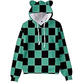 YUESUO Anime Lemon Slayer Hoodies, Unisex 3D Printed Cosplay Cute Sweatshirt for Men Women