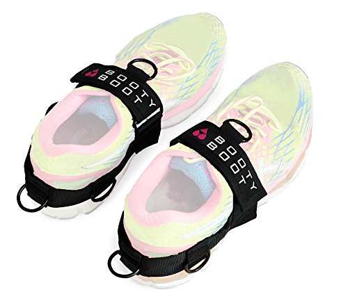 BOOTY BOOT Multifunctional Glute Kickback and Leg Exercise Attachment Ankle Straps (Pair – 2 Count) Strengthen Tone and Build Butt Quads Hamstrings Abductors and Adductors 100% Guaranteed