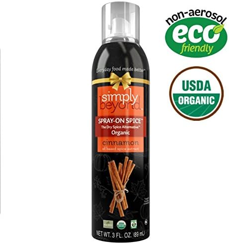 Simply Beyond, Organic Spray-On Spice Flavoring, Cinnamon, 3 Fl. Oz.