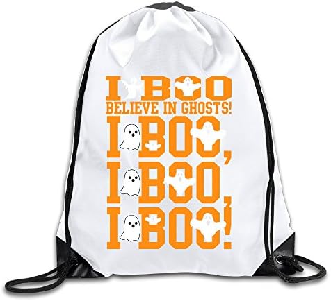 Abbooy Halloween I Boo Believe In Ghosts Drawstring Backpack/Bag