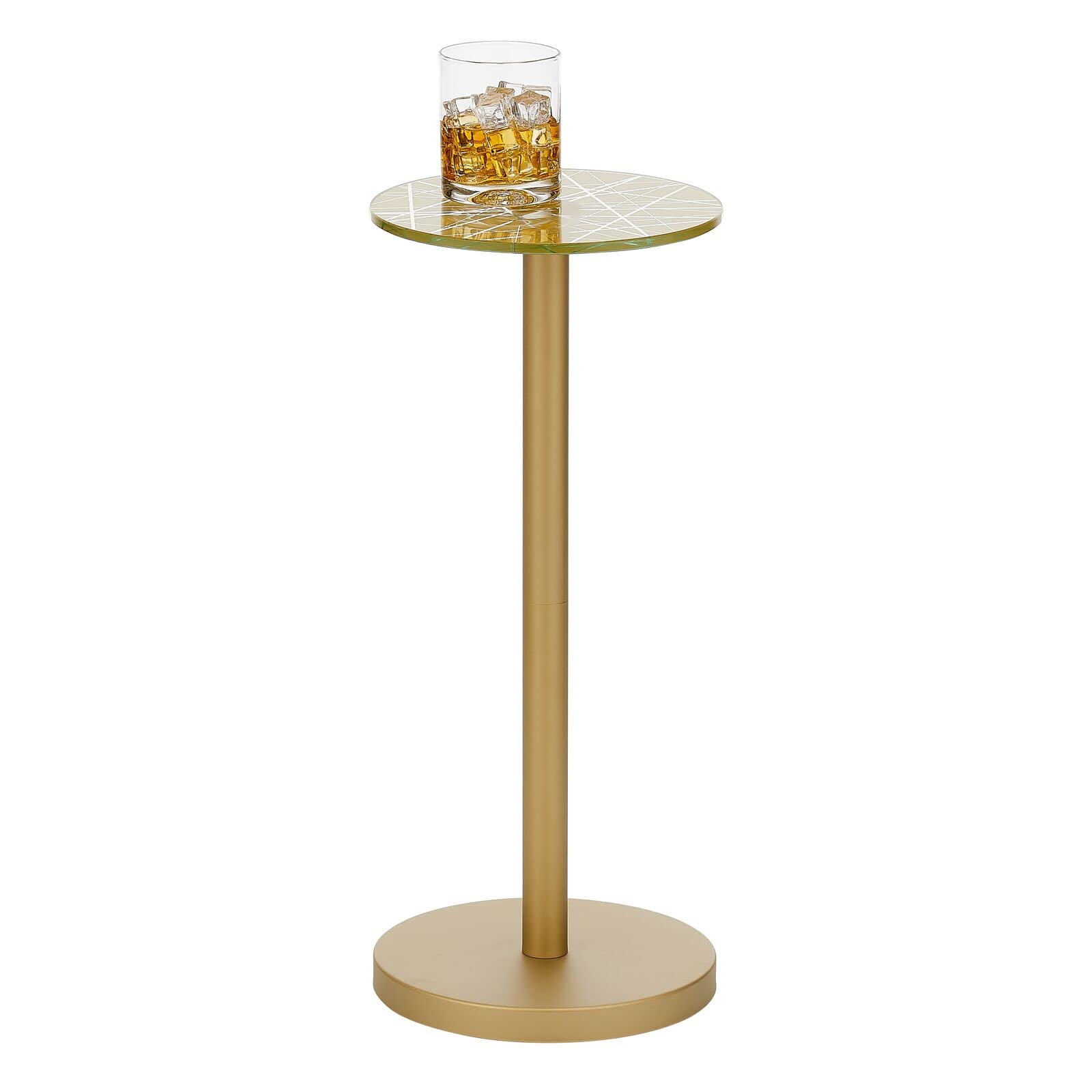 Drink Tables For Small Spaces Drink Table, Metal Base Side Table