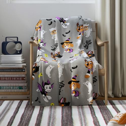 Franco Kids PAW Patrol Halloween Throw Blanket, Super Soft Cozy Plush Bedding,…