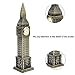 PROW® 7.5 Inch England Big Ben State Building Model Metal Statue Collectible Figurine for Personalised Gifts Tourism Souvenir Desktop Decoration (Bronze)