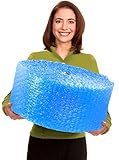 EcoBox Bubble Cushion Wrap 12-Inch Wide x 125-Feet Long, with 1/2-Inch Large Bubbles,