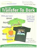 Transfer 8-1/2-Inch by 11-Inch Magic Ink Jet Transfer Paper for Dark Fabric, 3-Pack