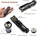 Solaray Small Handheld LED Emergency Flashlights - Professional Series Mini High Lumen Flashlight - 3 Light Modes, Adjustable Focus, Outdoor Water Resistant - Perfect for Camping and Hiking