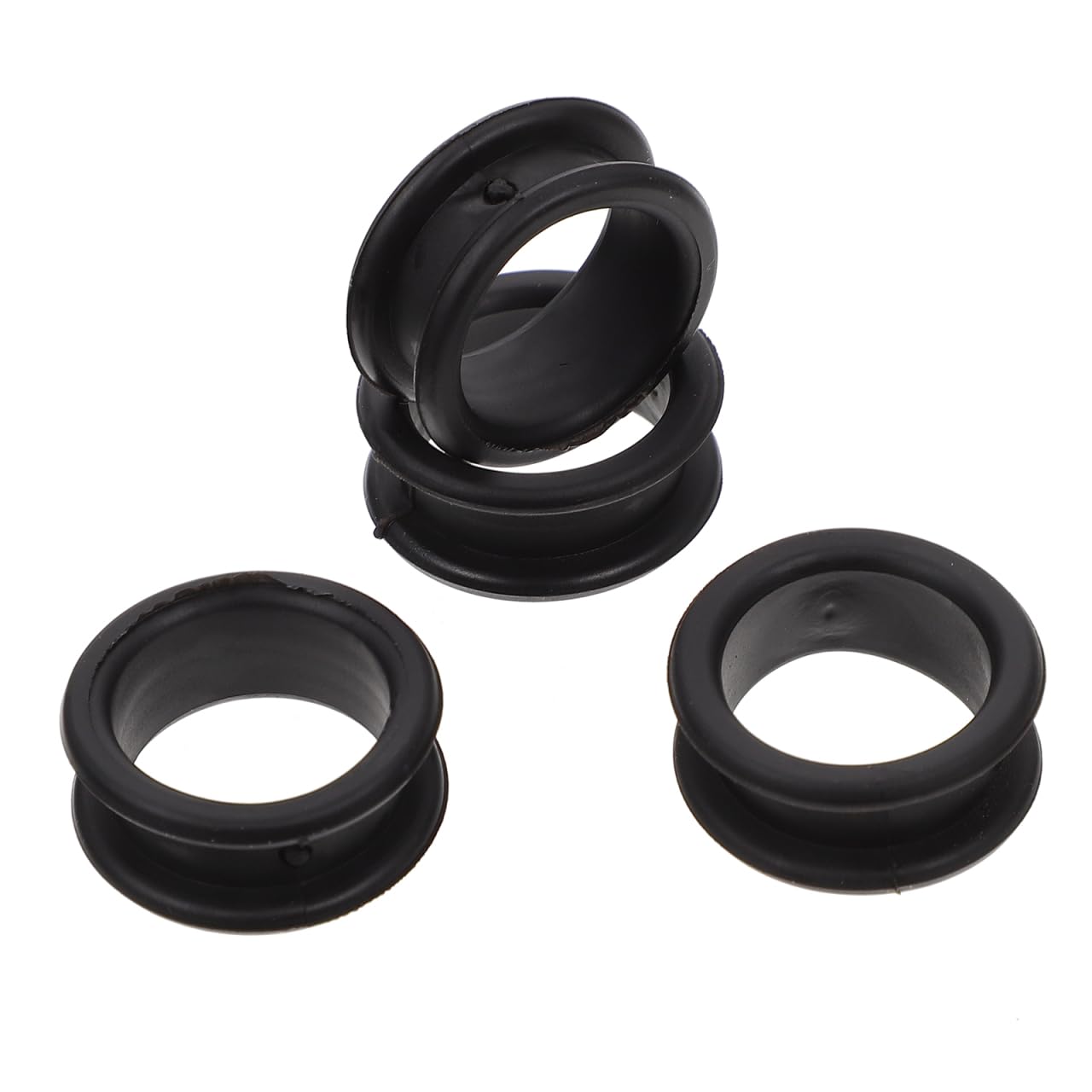 Ring Accessories 10pcs Finger Rings Grips Soft Rubber Finger Rings Inserts Grooming Shear Thumb Inserts Scissor Accessories Thumb