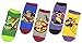 DC Comics Bombshell Female Characters No-Show Socks 5 Pair, Multicoloured, Sock size 9-11, Shoe size 5-10, Black