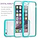 iPhone 6s Plus Case, iPhone 6 Plus Case, Pofesun 8 Pack Ultra Thin Slim Silicone Bumper with Frosted Clear Hard Back Cover for iPhone 6 Plus (2014)/6S Plus (2015)5.5'', Shock Protection Secure Grip