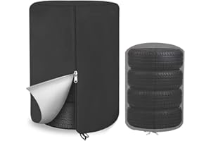 Tire Cover, Large Tire Storage Bag Holding 4 Tires Up, Diameter 31", Tire Storage Bags Waterproof for Spare Tire Universal Fi