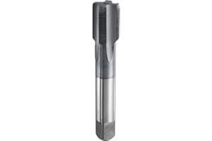 HARFINGTON M18x1 Metric Thread Tap 6542 Cobalt High-Speed Steel TiCN Coated Plug Tap Right Hand Straight Flutes Screw Threadi
