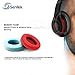 Studio 2 Memory Foam Ear Pads - Protein Leather Replacement Parts Ear Cushion Cover Earpads Ear Cups for Beats Studio 2.0 Wired/Studio 2.0 Wireless B0500 / B0501 Headphone - Red