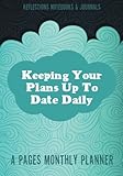 Image de Keeping Your Plans Up To Date Daily: A Pages Monthly Planner