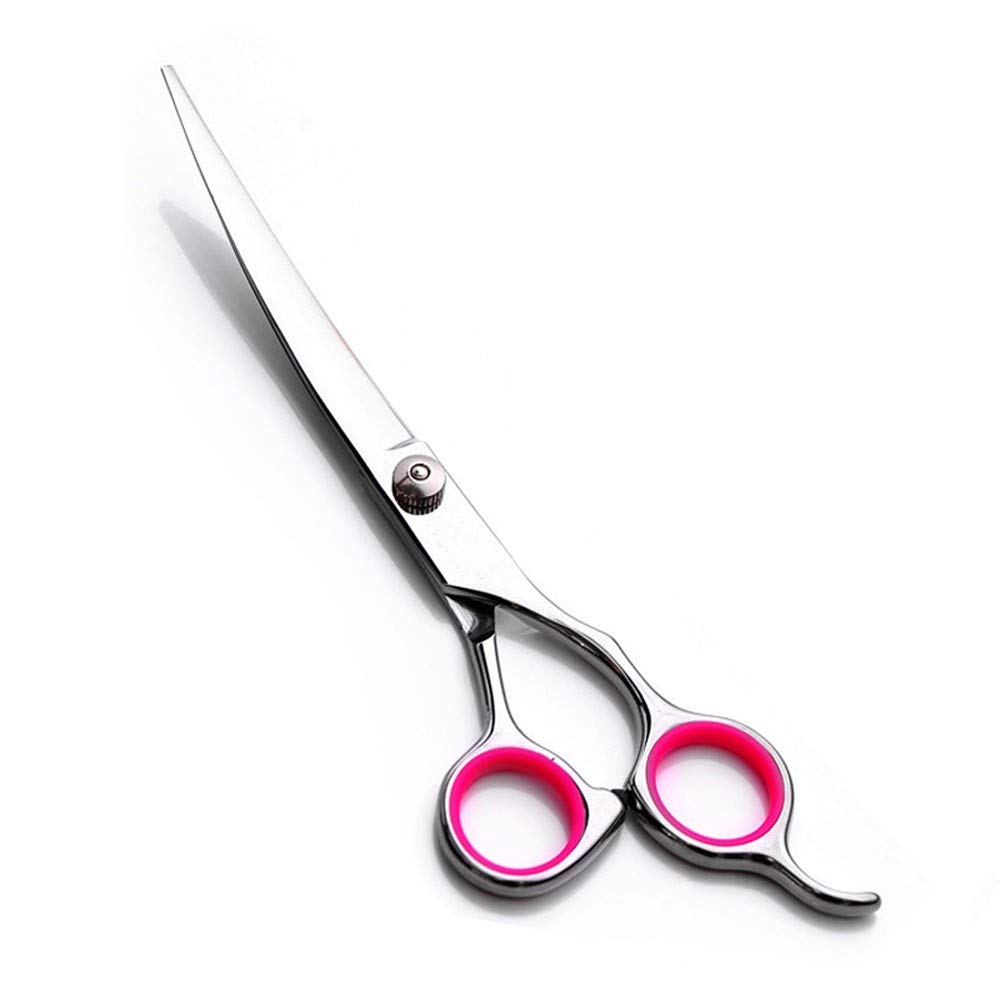 Pet Scissors,Pet Dog Gromming Scissors Curved 6 in Stainless Steel Pet Dog Cat Cutting Hair Scissors for Dog Cat Face Paws Limbs Upturned