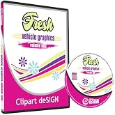 Vehicle Graphics Clipart-Vinyl Cutter Plotter Clip Art Images-Digital Sign Design Artwork-EPS Vector Art Software CD-ROM