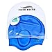 Premium Silicone Swim Cap for Long Hair + Nose Clip