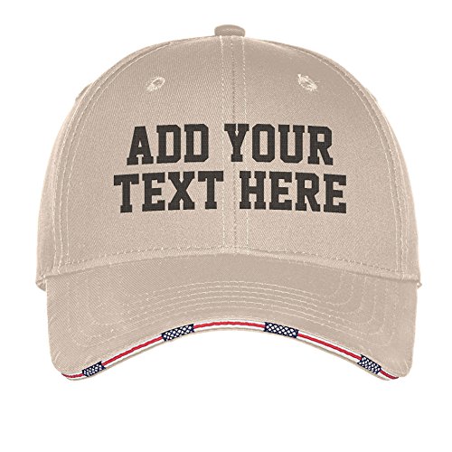 Custom Embroidered Baseball Golf Hat - ADD Text - Personalized Monogrammed Cap