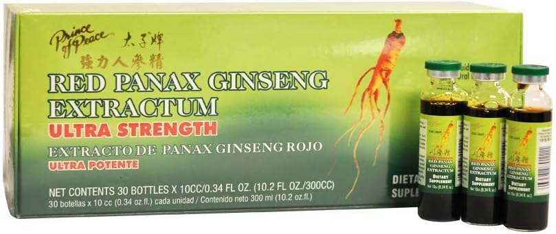 Prince of Peace, Red Panax Ginseng Extractum, Ultra Strength, 2Pack: Health & Personal Care