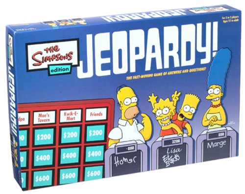 Jeopardy Game Simpsons Edition