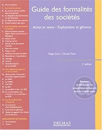 Guide des formalités des sociétés