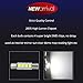 WLJH 6x Brighter White 6000k 12V 28mm 29mm Festoon 6614F Led Bulb Led Fuse Bulb 2835 Chipsets SMD 6614F 6612F for Car Interior Vanity Mirror Sun Visor Lights