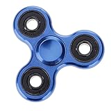 VANKER Fidget Spinner Toy Stress Reducer Ceramic Bearing - Perfect For ADD, ADHD, Anxiety, and Autism Adult Children (Metal Blue)