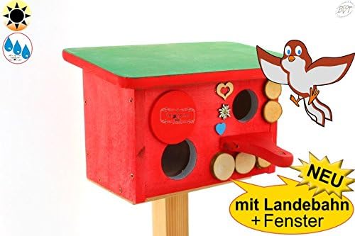 NIST cueva NIST hogar, caja Nido para pájaros en Bayern Deko Diseño, agujero aprox. 33 – 35