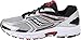 Saucony Men's Cohesion 9 Running Shoe, Silver/Black/Red, 11.5 M US