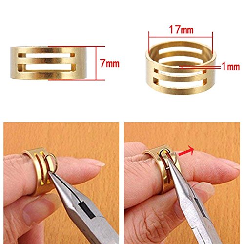 image for Poraxy Jewelry Making Supplies,1500Pcs Silver Jump Rings with Lobster 