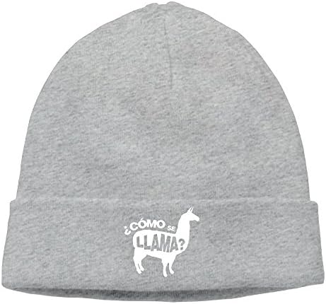 Como Se LLama Christmas Santa Beanie Cap Warmc Printed For Mens
